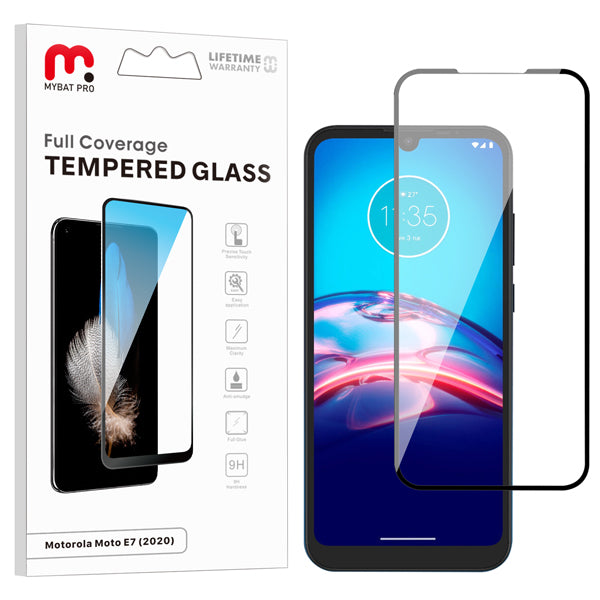 Full Coverage Tempered Glass Screen ProtectorMoto E7 2020 / E 2020