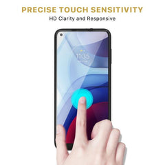 Full Coverage Tempered Glass Screen ProtectorMoto G Power 2021