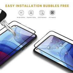 Full Coverage Tempered Glass Screen ProtectorMoto G Power 2021