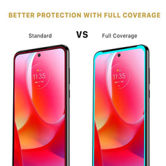 Full Coverage Tempered Glass Screen ProtectorMoto G Power 2022