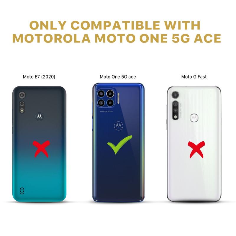 Full Coverage Tempered Glass Screen ProtectorMoto One 5G