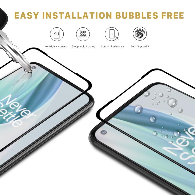 Full Coverage Tempered Glass Screen ProtectorOnePlus