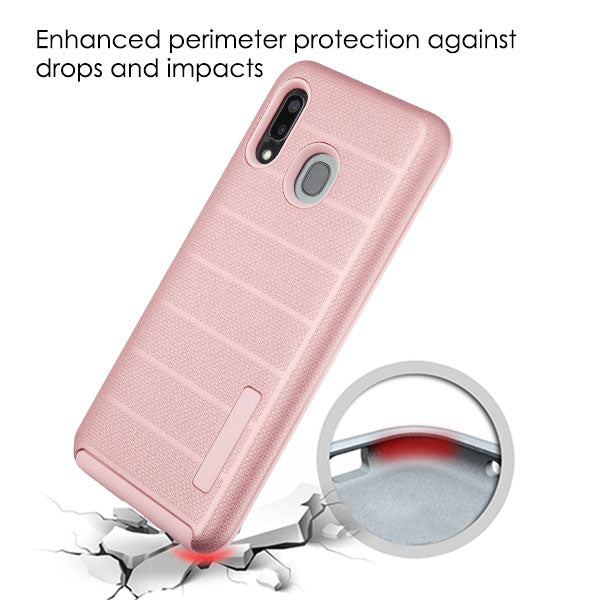 MyBat Fusion Dot Series Case For Galaxy A20Galaxy A20