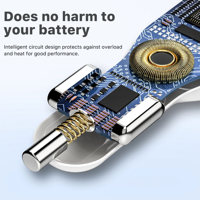 2 - Port Fast Charging Power Delivery Quick Car Charger (36W)MyBat