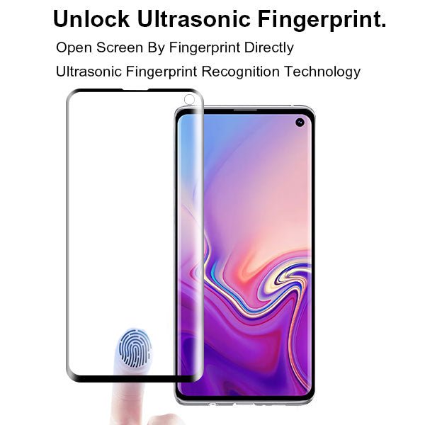 MyBat Full Coverage Tempered Glass Screen Protector for Samsung Galaxy S10MyBat