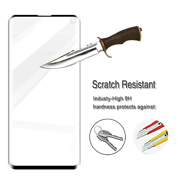MyBat Full Coverage Tempered Glass Screen Protector for Samsung Galaxy S10MyBat