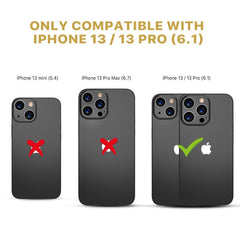 MyBat Pro Full Coverage Tempered Glass Screen Protector for Apple iPhone 14, 13 Pro, 13MyBat Pro