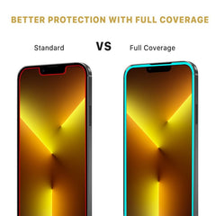 MyBat Pro Full Coverage Tempered Glass Screen Protector for Apple iPhone 14, 13 Pro, 13MyBat Pro