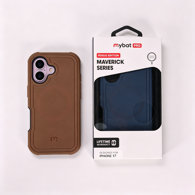 MyBat Pro Maverick Series MagSafe Case with Holster and Tempered Glass for Apple iPhone 17