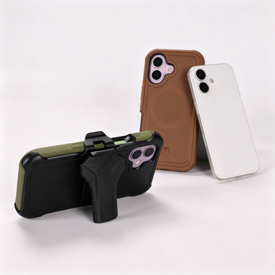 MyBat Pro Maverick Series MagSafe Case with Holster and Tempered Glass for Apple iPhone 17