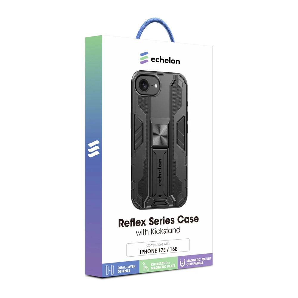 1 / 9 echelon echelon Reflex Series Case w Kickstand for Apple iPhone 17e / 16eMyBat Pro