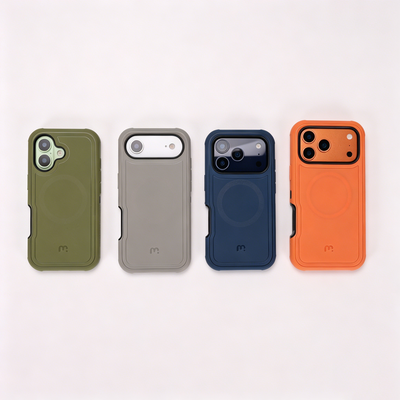 Funda MagSafe MyBat Pro Maverick Series con funda y vidrio templado para Apple iPhone 17 Pro