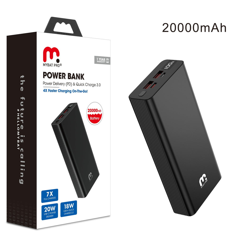 20,000 mAh Power Delivery Power BankMyBat Pro