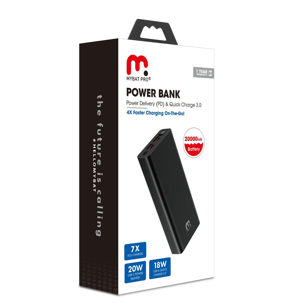 20,000 mAh Power Delivery Power BankMyBat Pro