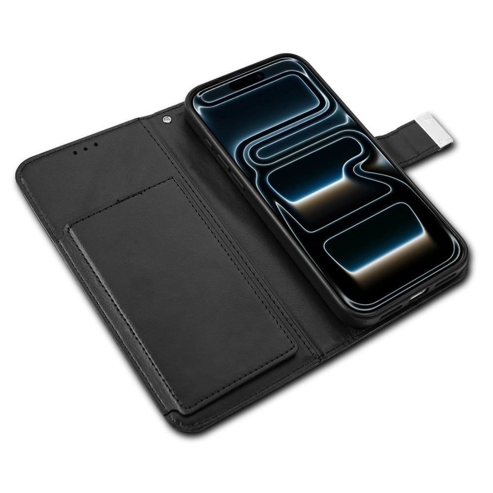 baseline Wallet Folio Case for Apple iPhone 18 Pro / 17 Pro - Black / Black