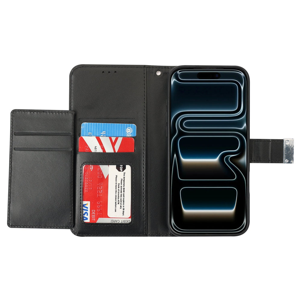 baseline Wallet Folio Case for Apple iPhone 18 Pro Max / 17 Pro Max - Black / Black