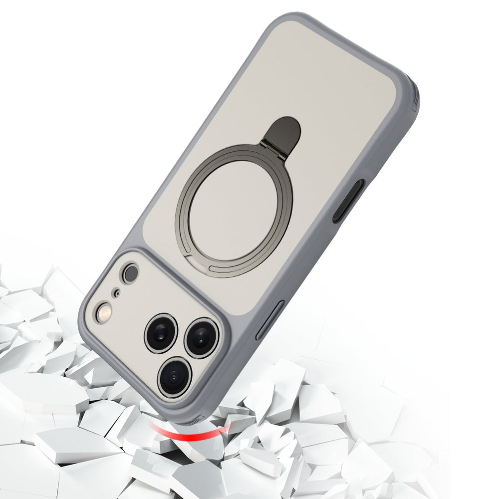 baseline TouchTone Series Kickstand Ring MagSafe Case for Apple iPhone 18 Pro Max / 17 Pro Max - Grey