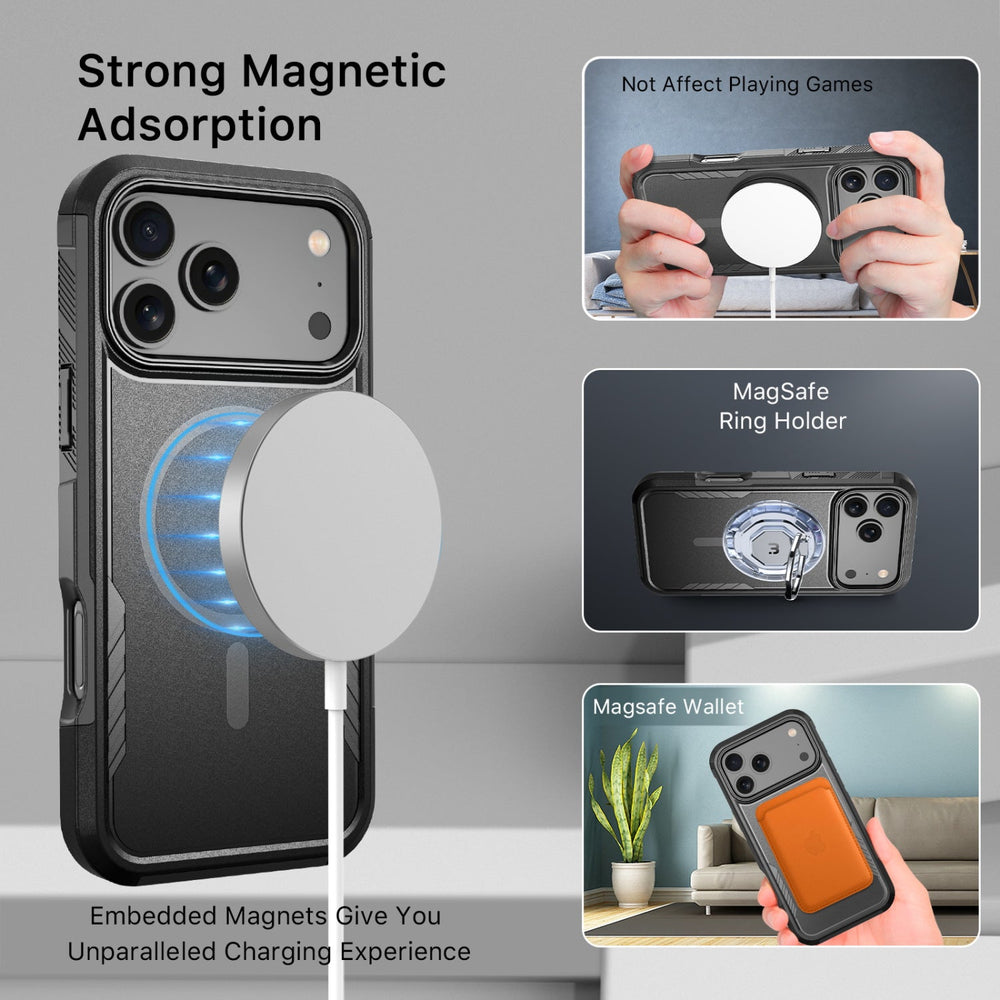 baseline Fortress Series MagSafe Case for Apple iPhone 18 Pro / 17 Pro - Black