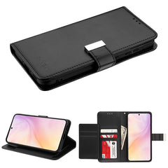 baseline Étui portefeuille folio pour Samsung Galaxy A36 5G - Noir/Noir