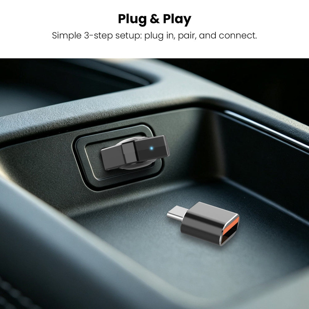echelon CruiseCast Wireless CarPlay & Android Auto Adapter - Black