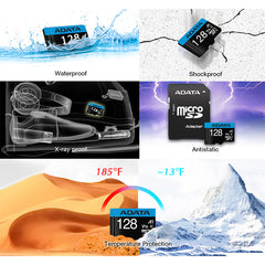 Carte Micro SD ADATA 128 Go - Noire