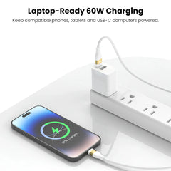 MyBat Pro 60W USB-C to USB-C Braided Charging Cable - 6FT