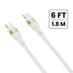 MyBat Pro 60W USB-C to USB-C Braided Charging Cable - 6FT