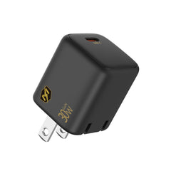 MyBat Pro 30W USB-C PD Foldable GaN Wall Charger - Black