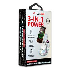Station de charge sans fil MyBat Pro 3-en-1 FoldMate Stack - Noir