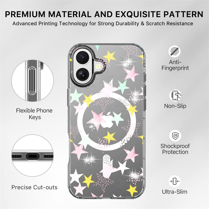 MyBat Pro Mood Series MagSafe Case (with Diamonds) for Apple iPhone 16 PlusiPhone 16 Plus