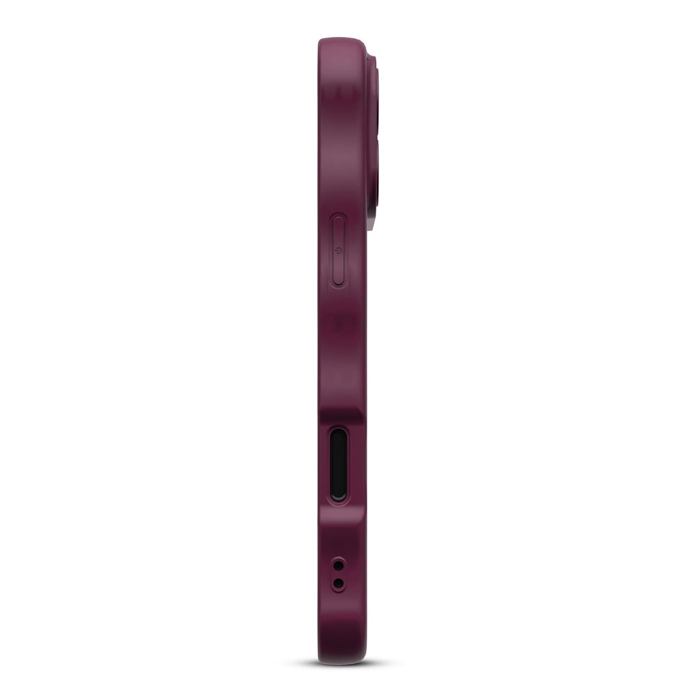 MyBat Pro Contour Series MagSafe Wavy Matte Case for Apple iPhone 18 Pro / 17 Pro - Burgundy