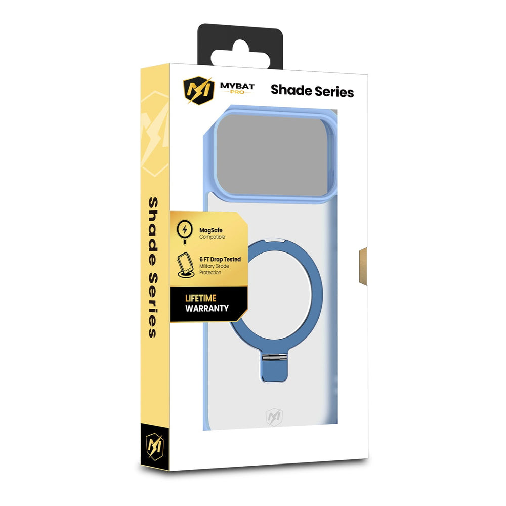 MyBat Pro Shade Series Case w/ MagSafe Ring Stand for Apple iPhone 18 Pro / 17 Pro - Glacier