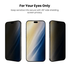 MyBat Pro Privacy Full Coverage Tempered Glass Screen Protector (3-pack) for Apple iPhone 18 Pro