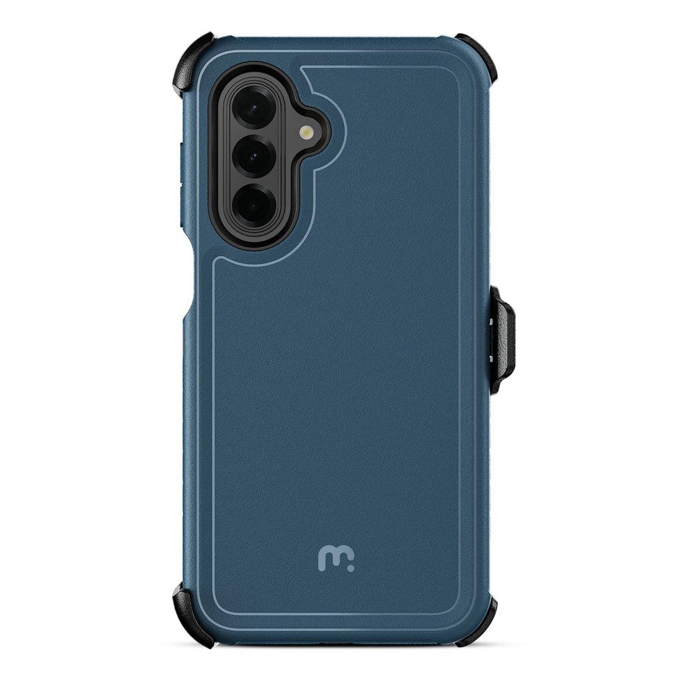 MyBat Pro Maverick Series Case w/ Holster for Samsung Galaxy A18 5G / A17 5G - Blue