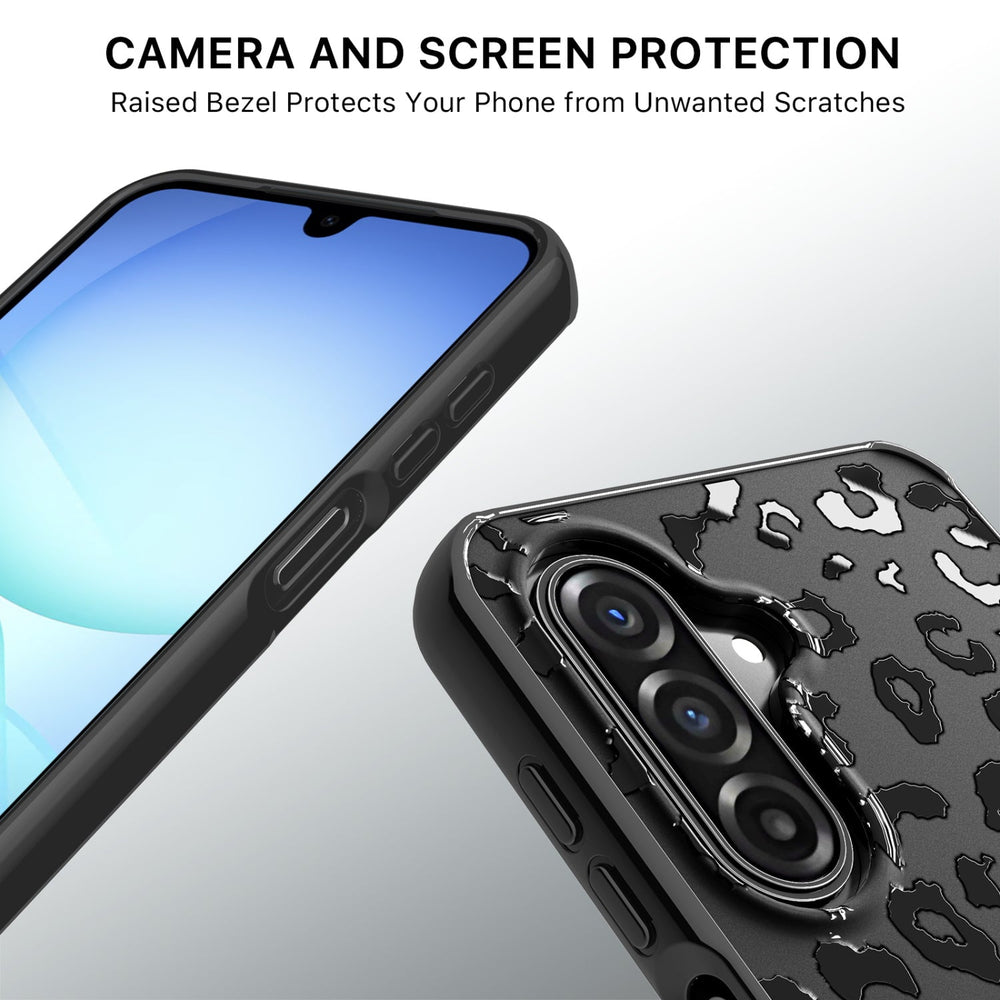 MyBat Pro Mood Series Case for Samsung Galaxy A18 5G / A17 5G / A16 5G - Black Leopard