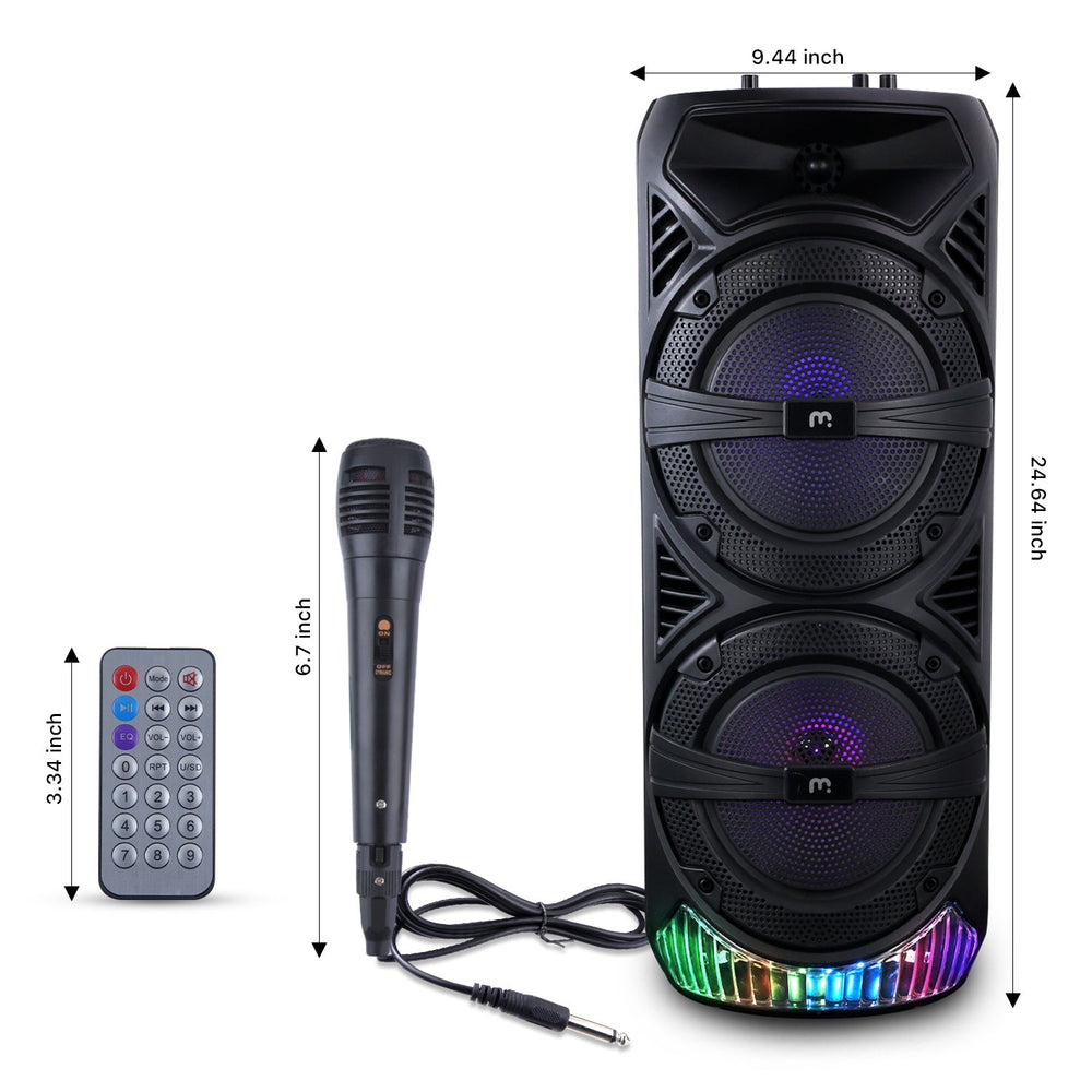 MyBat Pro Salsa LED Portable Wireless Speaker - Black