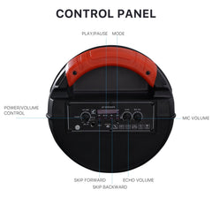 MyBat Pro Salsa LED Portable Wireless Speaker - Black
