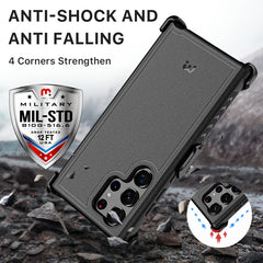 MyBat Pro Maverick Series Case w/ Holster for Samsung Galaxy S23 Ultra