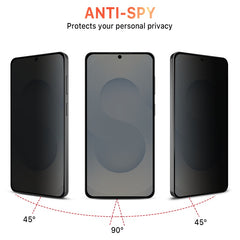 Film protecteur d'écran en verre trempé MyBat Pro Privacy à couverture intégrale pour Samsung Galaxy S26