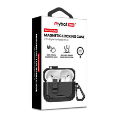 MyBat Pro SafeSound Magnetic Locking AirPods Case for Apple AirPods Pro 3 with Wireless Charging Case