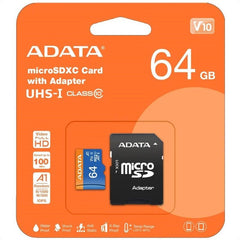 ADATA Micro SD Card (Class 10) 64G - BlackMyBat Pro