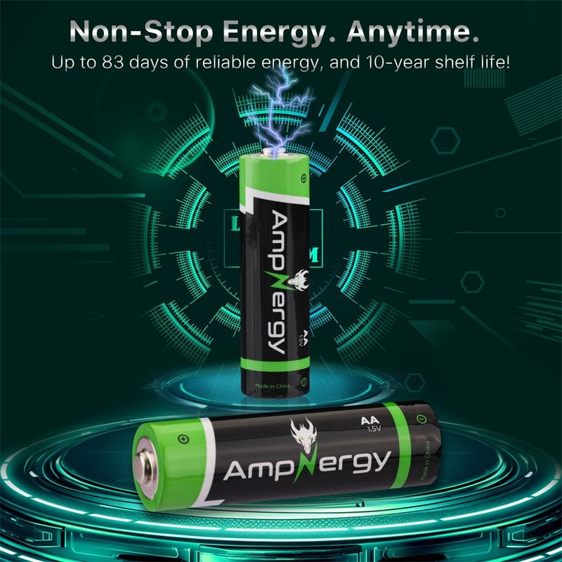 AmpNergy AA Batteries 12 PackMyBat Pro