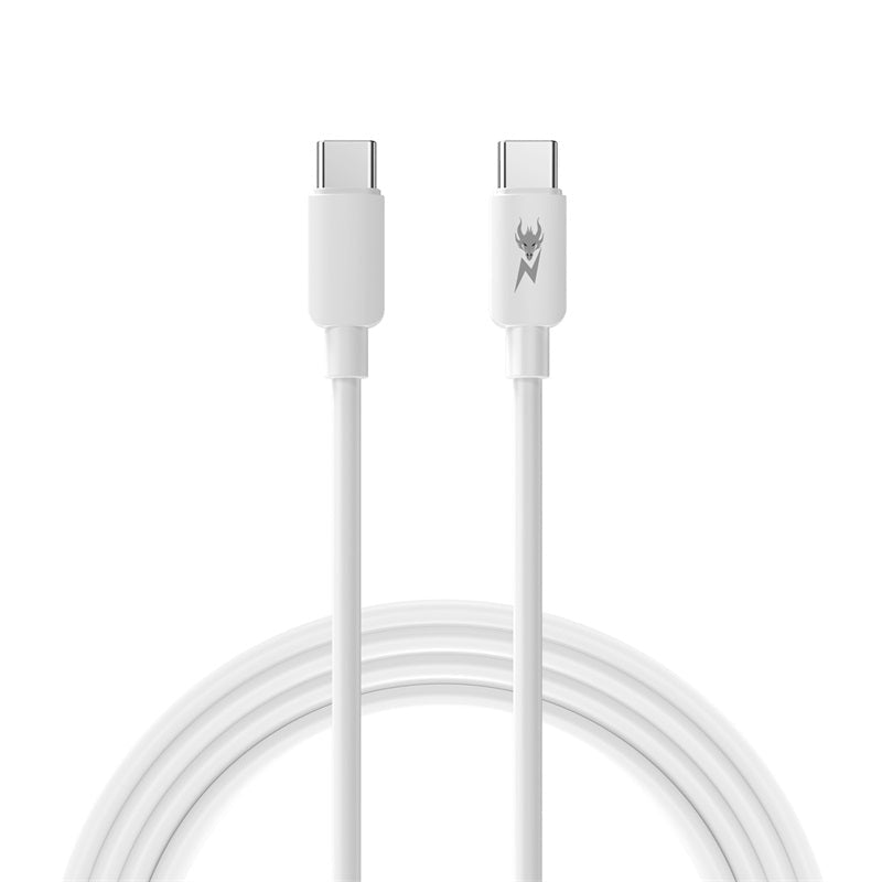 AmpNergy PowerLines USB - C to USB - C Cable - 6FT - WhiteMyBat Pro