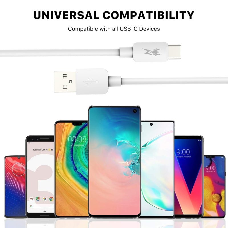 AmpNergy USB - A to USB - C Cable (L=6 FT)AmpNergy