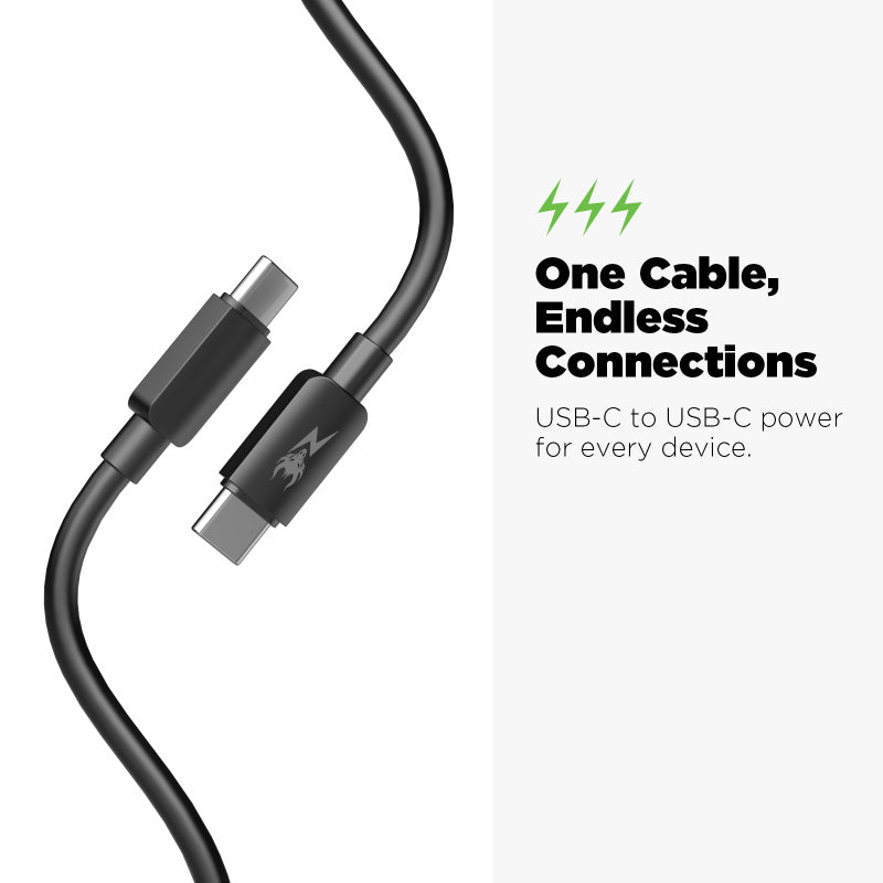 AmpNergy USB - C to USB - C Cable (L=6 FT)AmpNergy