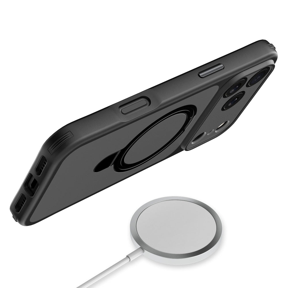baseline TouchTone Series Kickstand Ring MagSafe Case for Apple iPhone 18 Pro Max / 17 Pro Max - Black