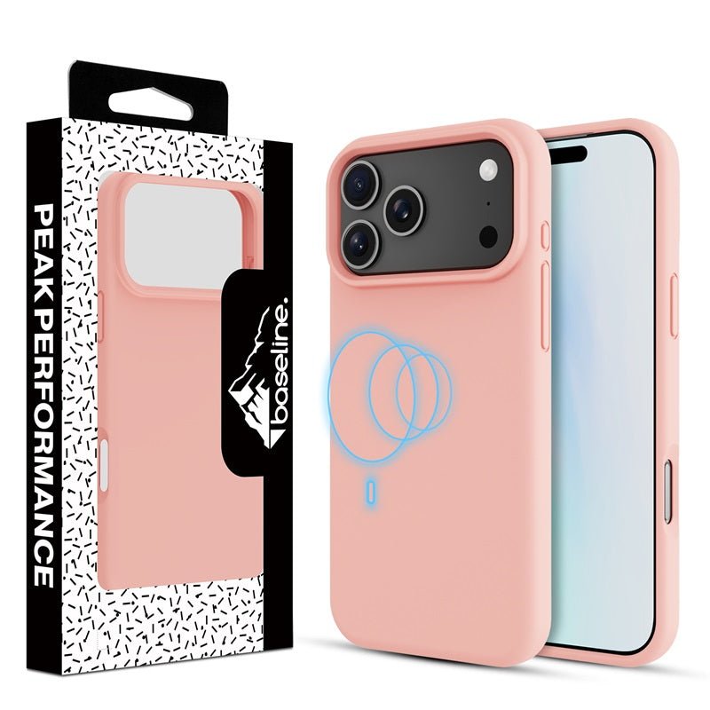 baseline Essence Series Silicone MagSafe Case for Apple iPhone 17 Pro Max - Pebble WhiteMyBat Pro