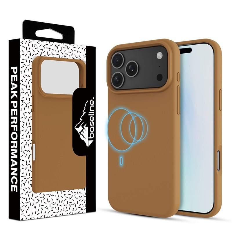 baseline Essence Series Silicone MagSafe Case for Apple iPhone 17 Pro - Pebble WhiteMyBat Pro