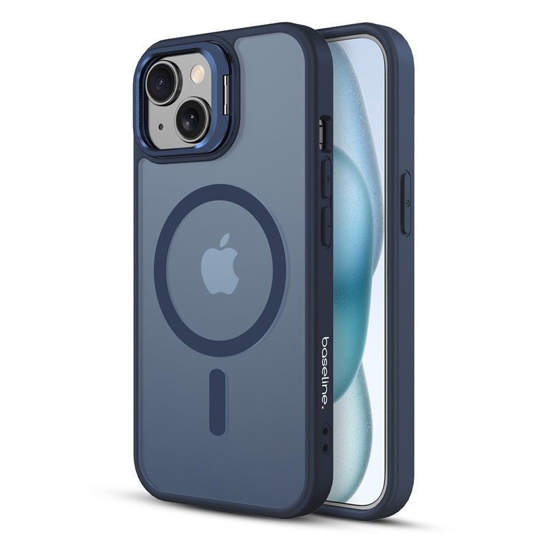 baseline InFrame MagSafe Case with Kickstand for Apple iPhone 15 - CobaltMyBat Pro