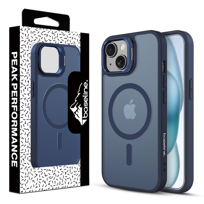 baseline InFrame MagSafe Case with Kickstand for Apple iPhone 15 - CobaltMyBat Pro
